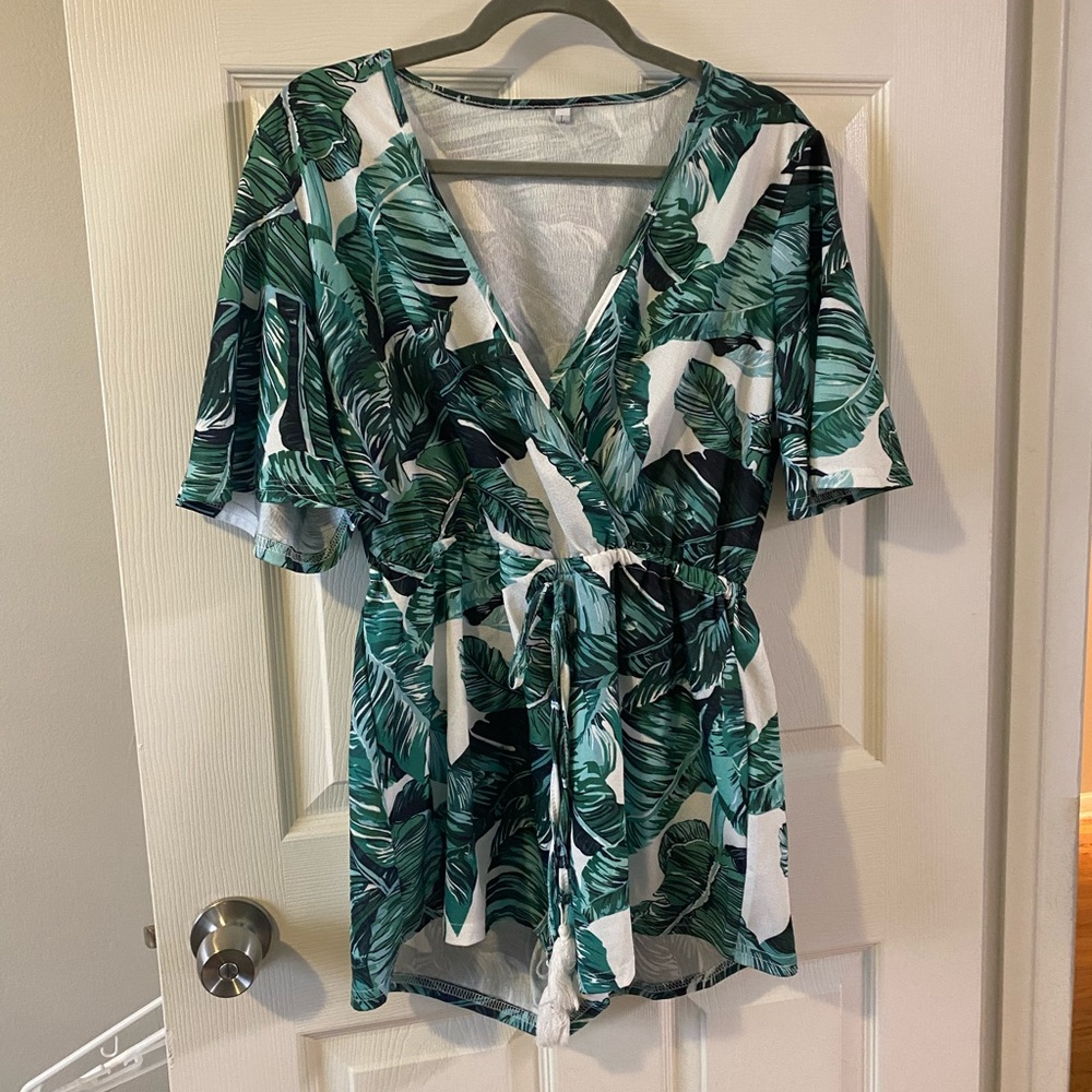 Palm Leaf romper